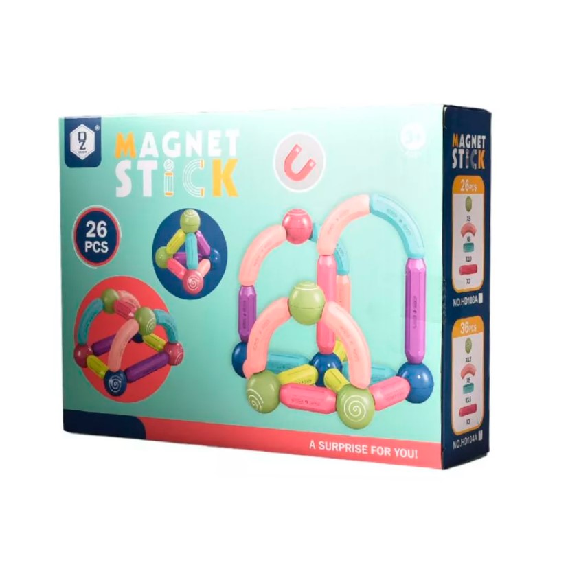 NUEVO JUEGO DE BLOQUES MAGNÉTICOS MAGNETIC